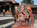 07 Kathmandu Gokarna Mahadev Temple Ganesh Statue 